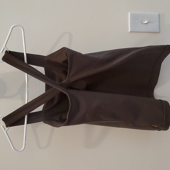 Brown Lucy built-in-bra tank, small - Picture 2 of 5